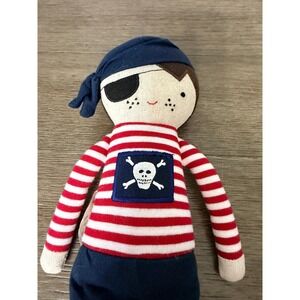 Alimrose Organic Cotton Pirate Doll Plush